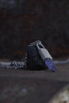 Parts of Four Tanzanite Amulet Necklace T-750-DA+TAN PPOF41